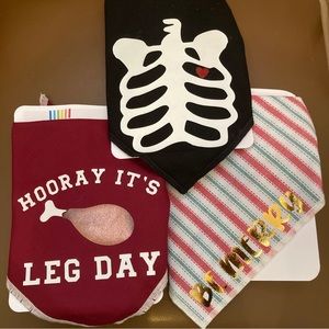 3 Count Holiday Dog Bandanas, Halloween, Thanksgiving, Christmas-New!